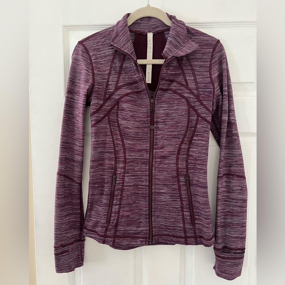 lululemon athletica Maroon Heathered Jacket